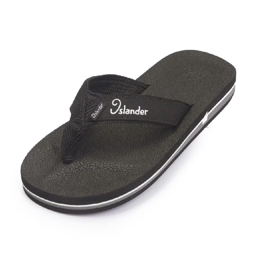Islander Flip-Flops - Black (Category: Slippers & Slides) located in Las Pinas. Submitted by phoebefifi1907 (Listing ID 1451042818, Image 1). Description: For sale: Islander slippers for kids size 4 or 21.5 to 22cm insole for only 350 Kakadeliver lang kahapon. Bagong bago. Inalis lang ang tag para sukatin.Ordered thru orange app mall ng Islander. 431-499 ang original price nito sa mall Rfs: wrong size 🥲 Loc: 939 Cristobal st near c5 gate Pick up