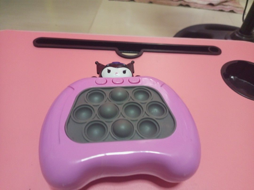Kuromi Fidget Toy (Category: Interactive Toys) located in Manila. Submitted by bluelight15 (Listing ID 1450990064, Image 1). Description: ✅ preloved Kuromi fidget toy ✅ uses 4 AAAA batteries.