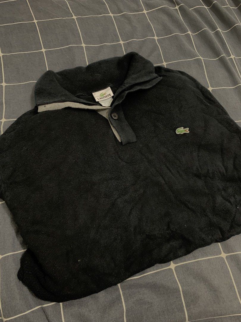 Lacoste Long Sleeve Polo Shirt (Category: Tshirts & Polo Shirts ) located in Antipolo. Submitted by kenet13 (Listing ID 1451017080, Image 1). Description: DECLUTTERING ‼️ Slight defect: small hole left sleeve Size: Small to Medium.