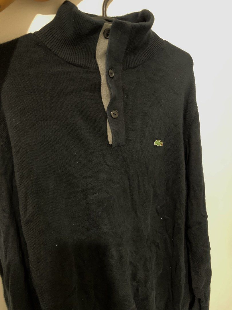 Lacoste Long Sleeve Polo Shirt (Category: Tshirts & Polo Shirts ) located in Antipolo. Submitted by kenet13 (Listing ID 1451017080, Image 2). Description: DECLUTTERING ‼️ Slight defect: small hole left sleeve Size: Small to Medium.