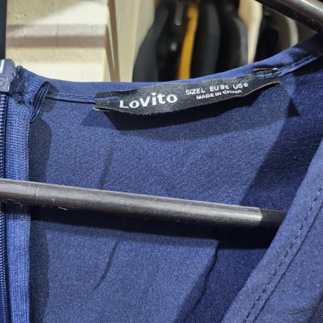 Lovito Blue Top (Category: Blouses) located in Pasig City. Submitted by danielleaa (Listing ID 1451082365, Image 3). Description: Bought for 350. Ordered wrong size. No shipping. Pickup/lalamove delivery only. 📍Greenwoods, Cainta.