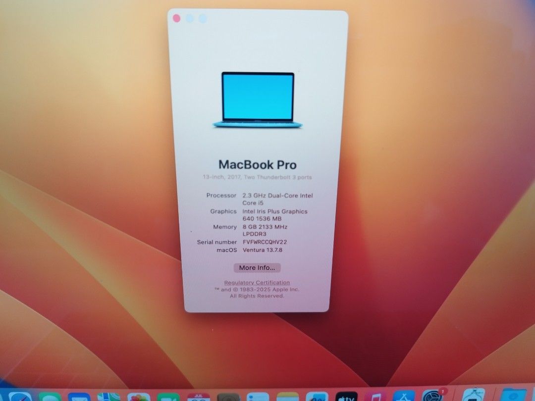 MacBook Pro 2017 128GB515691517775728642