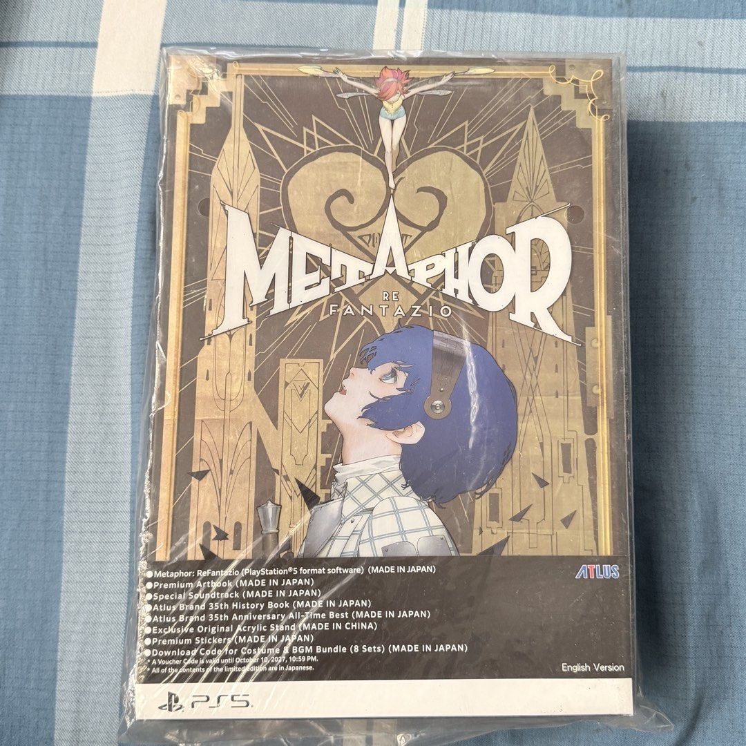 Metaphor Refantazio - Limited/Collector's Edition (Category: CDs & DVDs) located in Malolos. Submitted by reebstore (Listing ID 1450991907, Image 1). Description: Sealed.