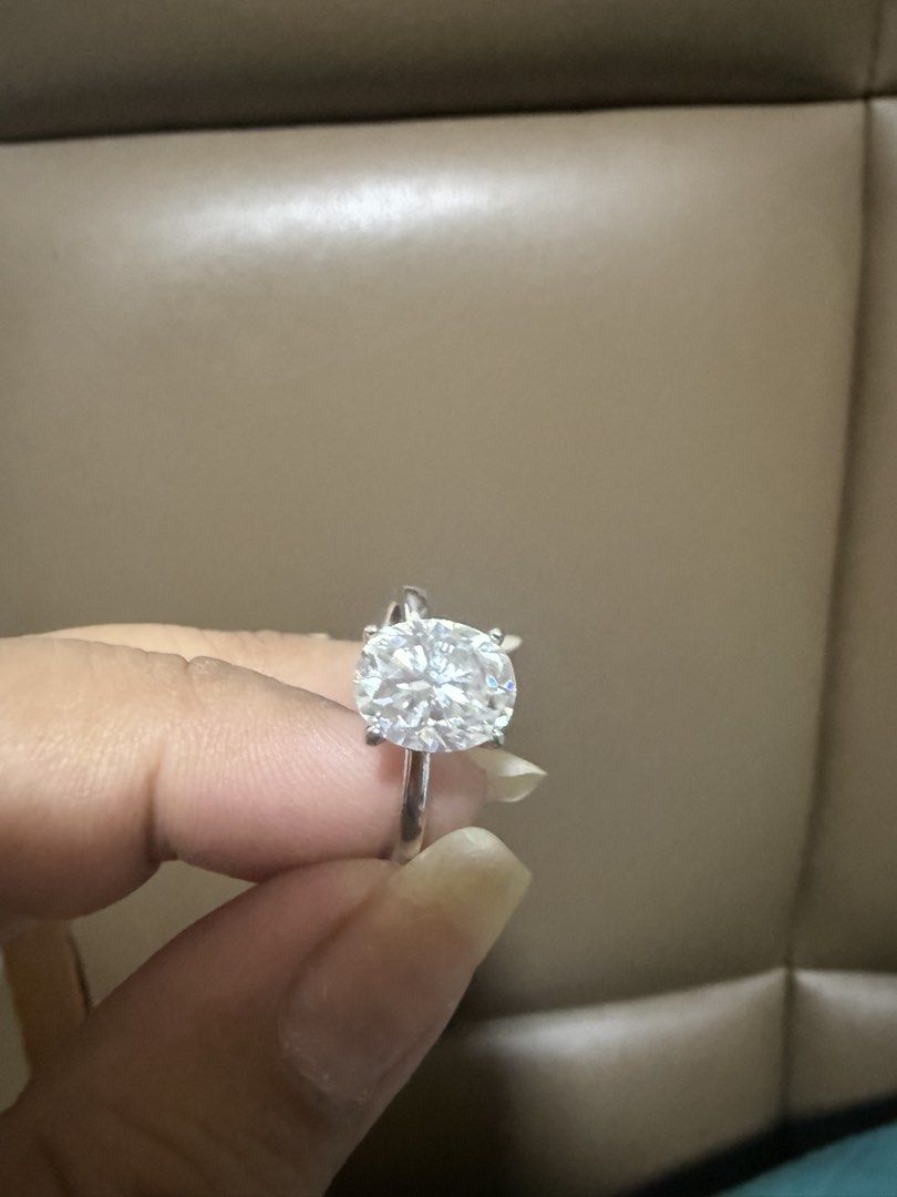 Moissanite Ring , Engagement (Category: Rings) located in Manila. Submitted by findsandbeyond (Listing ID 1451013069, Image 3). Description: 2CT Size 9 S925.