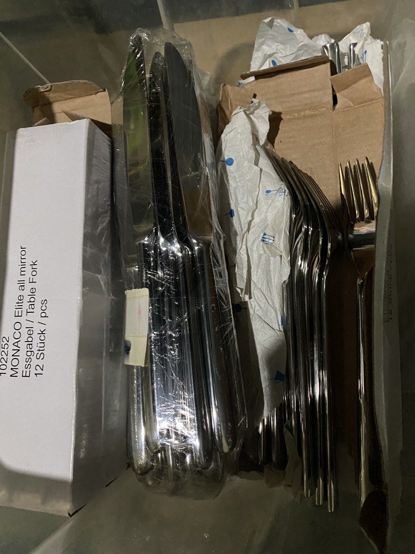 MONACO Elite all mirror Table Forks & Knife