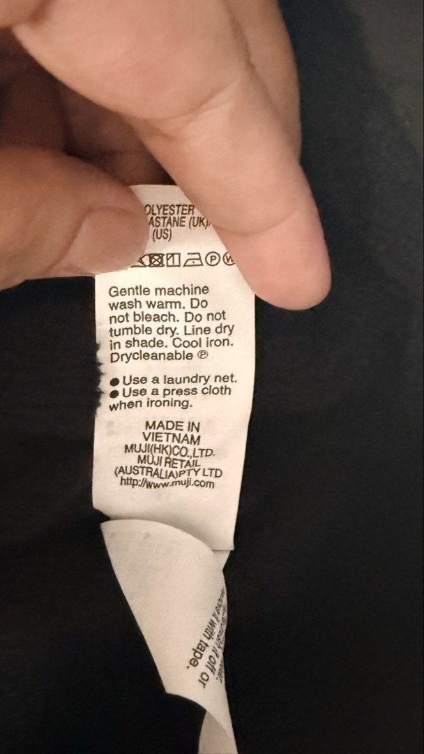 MUJI Half Zip Pullover Jacket Black (Category: Coats, Jackets and Outerwear) located in Pasig City. Submitted by 35th.store (Listing ID 1451128240, Image 3). Description: 25 in w 27.5 in l - MUJI Black Half Zip Pullover Jacket - Size: Medium (M) can fit up to Large - Made in Vietnam - Material: Polyester and Polyurethane blend - Features a reliable YKK zipper - Ideal for layering or as a light outer layer - Easy to wear and versatile.