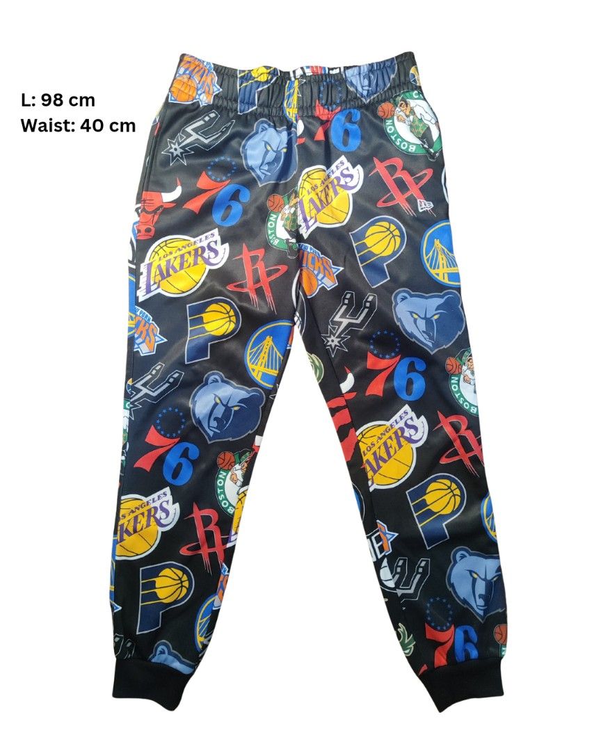 New Era NBA Teams Jogger Sweatpants (Category: Joggers) located in Zamboanga. Submitted by hirayangbuwan (Listing ID 1450996633, Image 1). Description: L: 98 cm Waist: 40 cm ORIGINAL/ AUTHENTIC No damages, tears, or stains MOP: Gcash/ Bank Transfer MOD: J&T/ LBC.