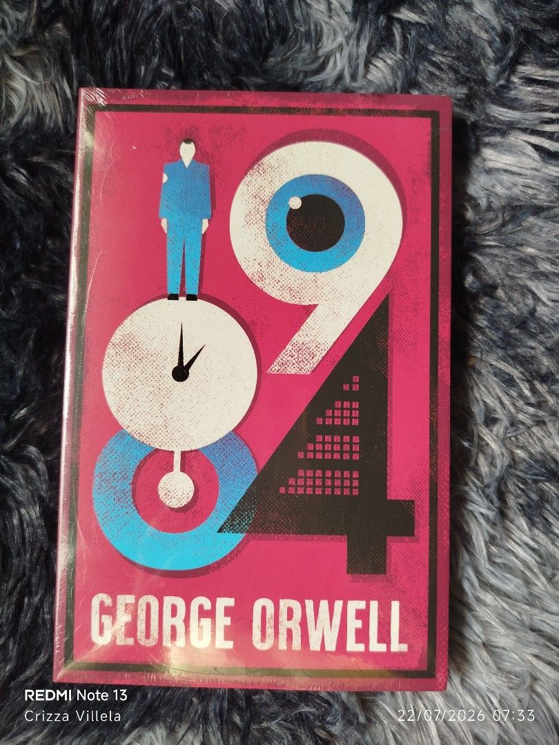 Nineteen Eighty-Four by George Orwell (Category: Storybooks) located in Alfonso. Submitted by crizzipizi (Listing ID 1451130060, Image 1). Description: Classic Dystopian Novel: Brandnew Sealed Copy of Nineteen Eighty-Four by George Orwell for ₱400. Pm for more photos. MOP: GCASH / GOTYME / MAYA LOC: CAVITE MOD: JNT, LALAMOVE OR LBC .