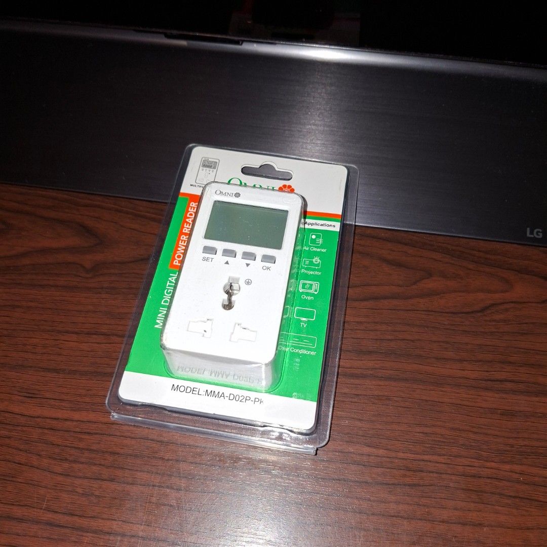 Omni digital wattage meter reader watts (Category: Electrical, Adaptors & Sockets) located in Pasig City. Submitted by fasttech01 (Listing ID 1450994105, Image 2). Description: .
