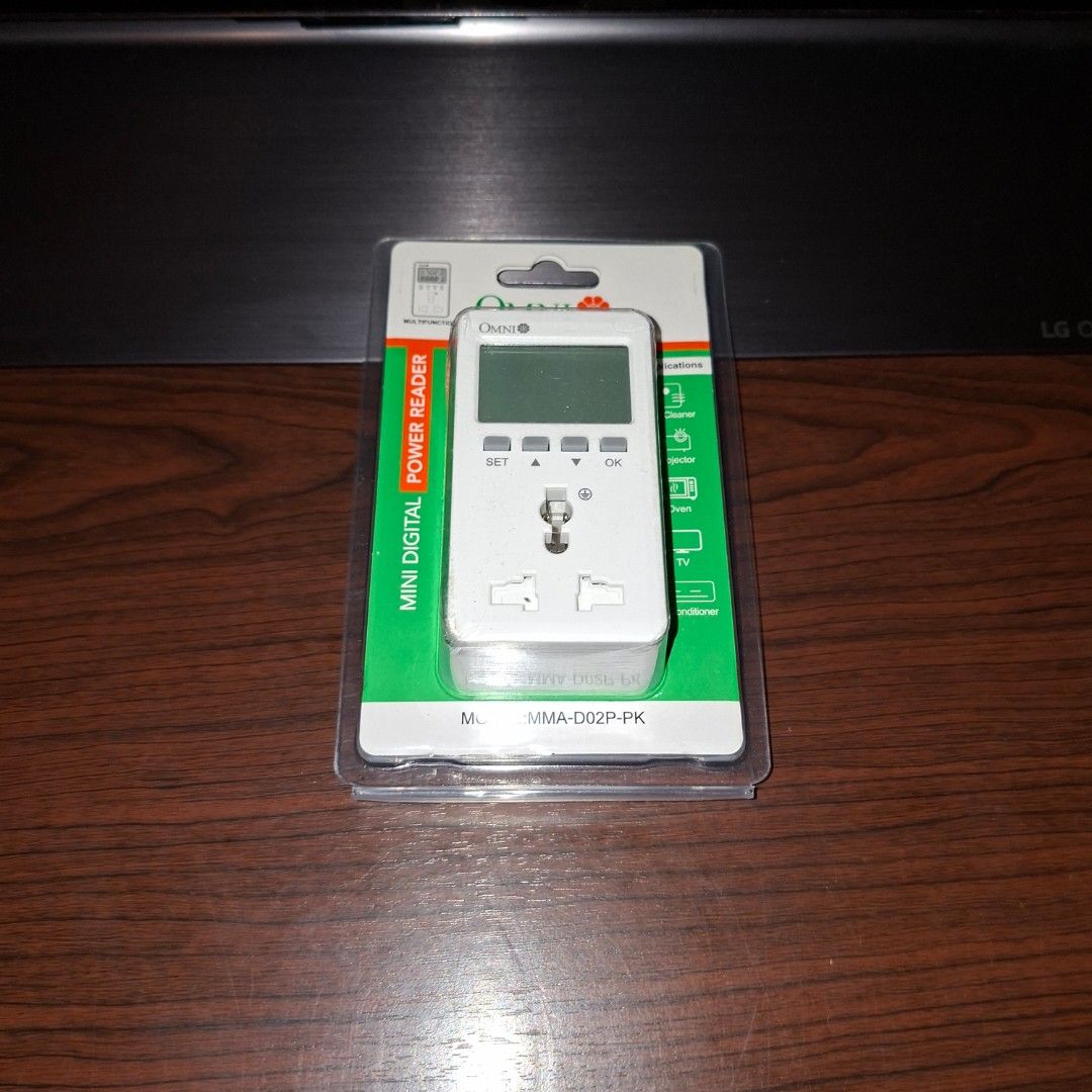 Omni digital wattage meter reader watts (Category: Electrical, Adaptors & Sockets) located in Pasig City. Submitted by fasttech01 (Listing ID 1450994105, Image 3). Description: .