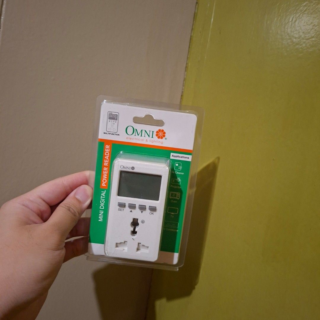 Omni digital wattage meter reader watts (Category: Electrical, Adaptors & Sockets) located in Manila. Submitted by mr.fast (Listing ID 1450999542, Image 1). Description: .