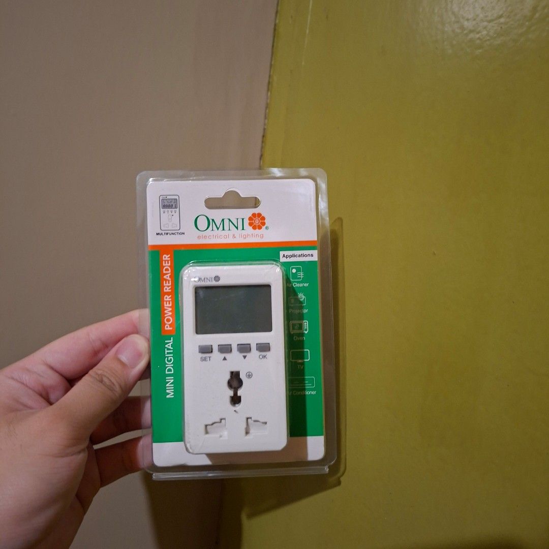 Omni digital wattage meter reader watts (Category: Electrical, Adaptors & Sockets) located in Manila. Submitted by mr.fast (Listing ID 1450999542, Image 3). Description: .