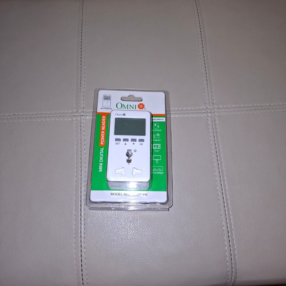 Omni digital wattage meter reader watts (Category: Electrical, Adaptors & Sockets) located in Manila. Submitted by bargain-master (Listing ID 1451000017, Image 2). Description: .