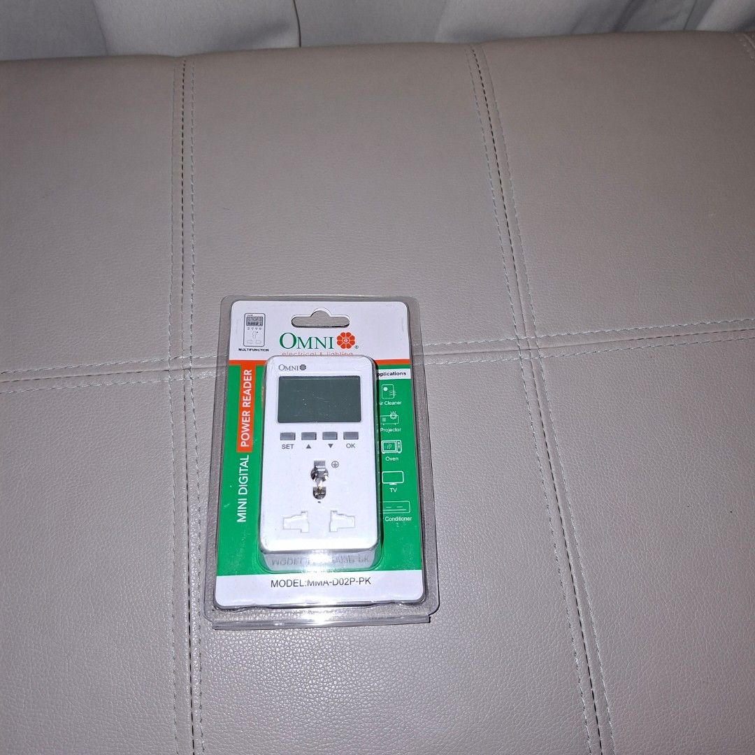 Omni digital wattage meter reader watts (Category: Electrical, Adaptors & Sockets) located in Manila. Submitted by bargain-master (Listing ID 1451000017, Image 1). Description: .