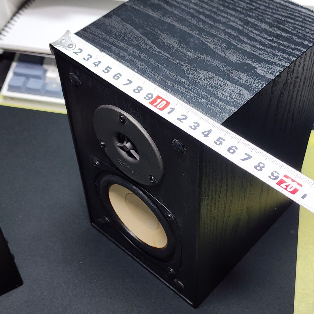 Passive Edifier Bookshelf Speakers - Black515664496328058883