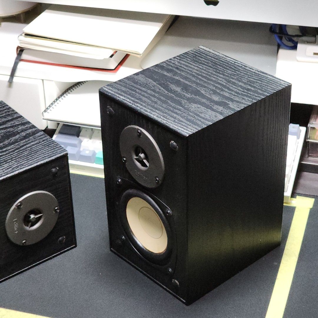 Passive Edifier Bookshelf Speakers - Black515664496328058881