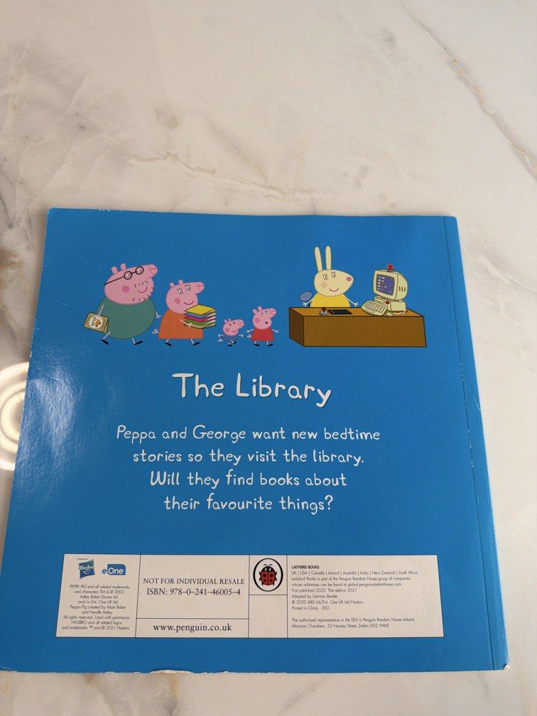 Peppa Pig The library （分類：漫畫）位於 Hong Kong。 由 ahisokdnfcv 提交（商品編號 1450959491，圖片 2）。簡介： 。