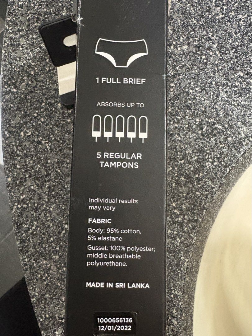 Period undies bladder leak underwear by Thinx (Category: Sanitary Hygiene) located in Quezon City. Submitted by myextras (Listing ID 1450989941, Image 3). Description: used as extra layer of protection against leaks.
