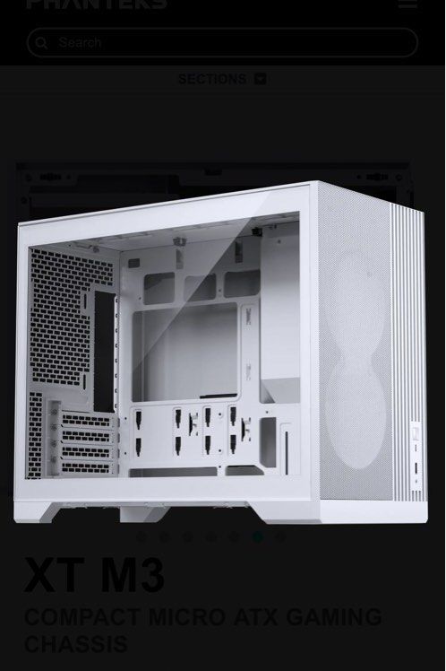 Phanteks XT M3 Compact Micro ATX Gaming Chassis White515667483952435201