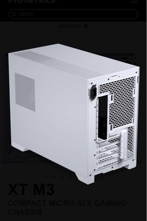 Phanteks XT M3 Compact Micro ATX Gaming Chassis White515667483952435202