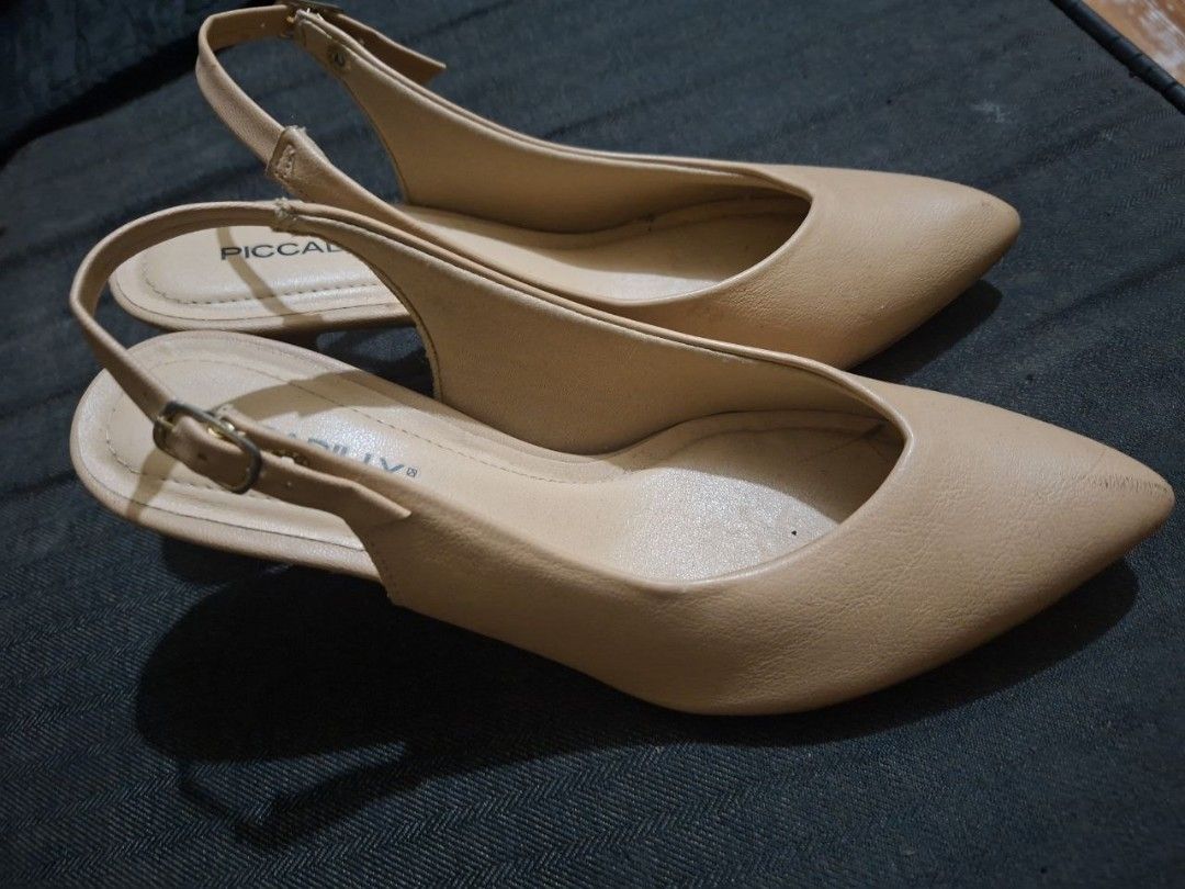 Piccadilly Slingback Heels - Nude Pointed Toe (Category: Heels) located in Manila. Submitted by singlepringle (Listing ID 1451064927, Image 3). Description: used a few times. .