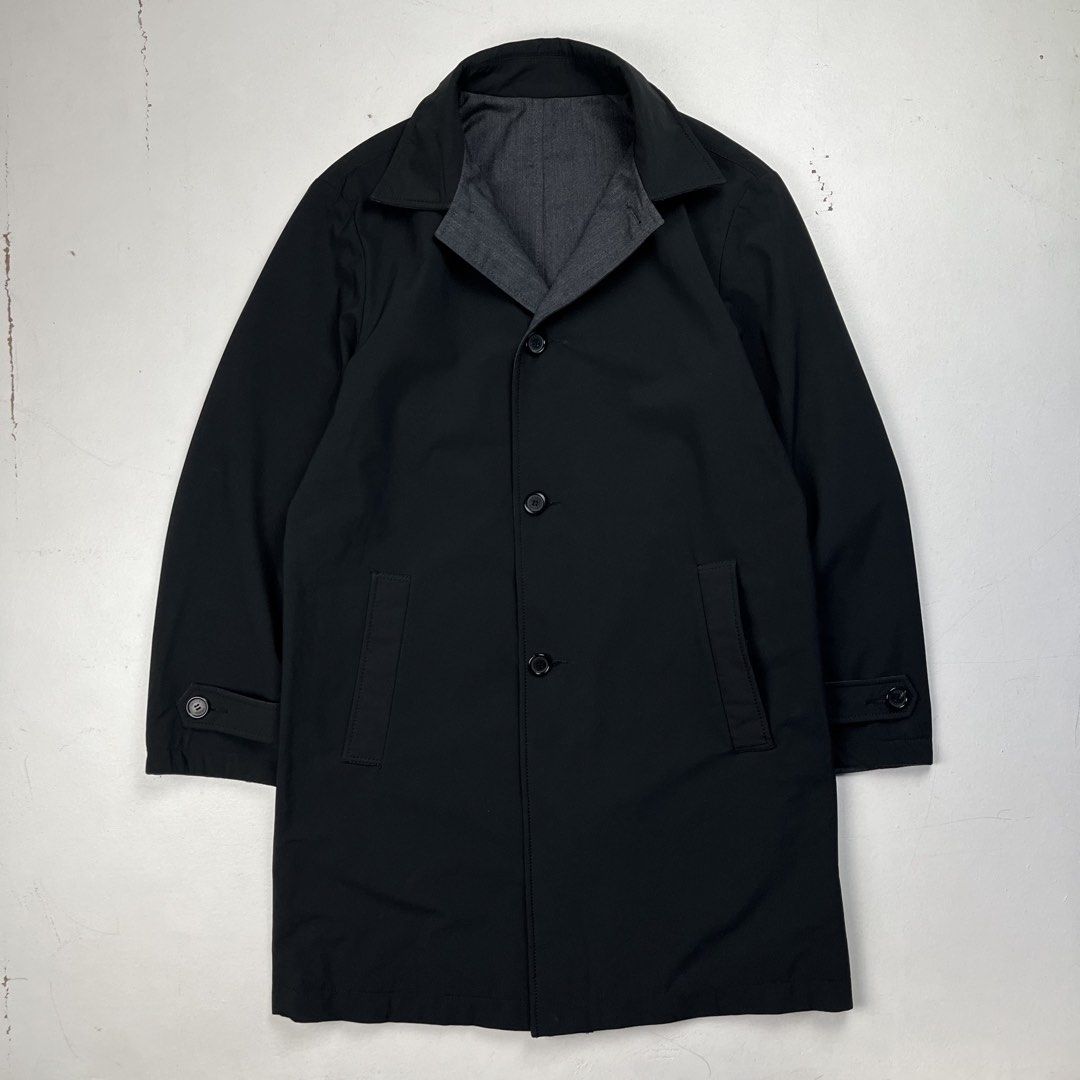 Prada Sport Early 2000s Reversible Windstopper Car Coat (Category: Luxury Apparel) located in Quezon City. Submitted by forgarments (Listing ID 1451036533, Image 2). Description: Prada Sport Early 2000s Reversible Windstopper Car Coat Excellent Condition - Sticky care-label bled Size: 48 Shoulder: 19.5 inches Chest width: 22.5 inches Sleeve: 24 inches Length: 38 inches A clean piece from the early 2000s Prada Sport line. This technical car coat f