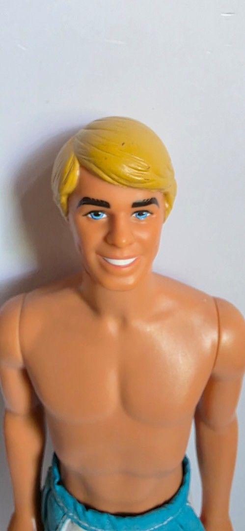 Preloved Camping Out Ken (1984) (Category: Vintage Collectibles) located in Luna. Submitted by macygreyz82 (Listing ID 1451065067, Image 2). Description: - Superstar Ken mold - Made in Hong Kong - No crack neck, no bitemarks - Minimal spots on legs (pls see last pic) -Wearing Disney Weekend Vacation Ken pants #3177 MOP: GCash MOD: J&T only Item Location: La Union.