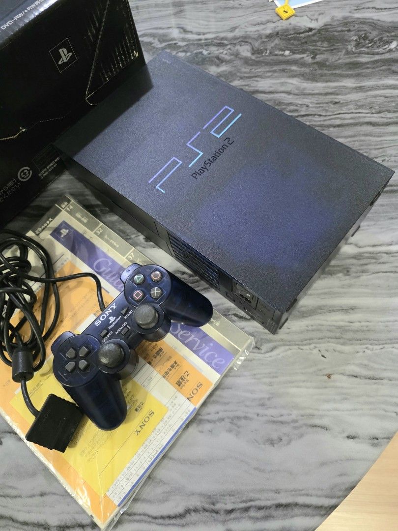 PS2 Midnight Blue BB Pack Console Playstation 2 Super Kinis! (Category: PlayStation) located in Mandaluyong City. Submitted by chan.ningtatum (Listing ID 1451085049, Image 3). Description: For Sale! Playstation 2 Midnight Blue Complete with Box, Manuals, Cables and Controller Unit is Non-Modded. Good Working Condition. Very Good for Collectors. Super Kinis Unit very well kept Checkouts via Shope e and Laz ada Available Shipping: Lalamove, Grab Me