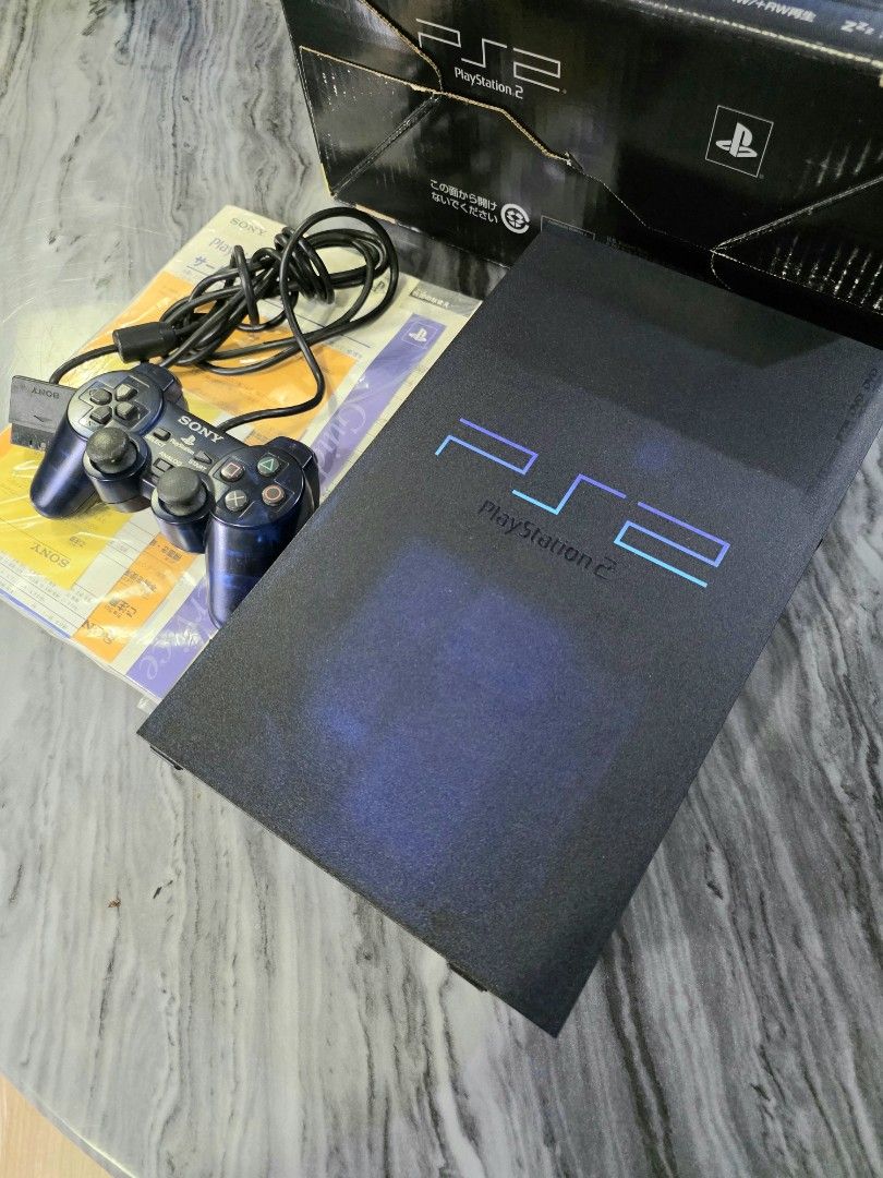 PS2 Midnight Blue BB Pack Console Playstation 2 Super Kinis! (Category: PlayStation) located in Mandaluyong City. Submitted by chan.ningtatum (Listing ID 1451085049, Image 2). Description: For Sale! Playstation 2 Midnight Blue Complete with Box, Manuals, Cables and Controller Unit is Non-Modded. Good Working Condition. Very Good for Collectors. Super Kinis Unit very well kept Checkouts via Shope e and Laz ada Available Shipping: Lalamove, Grab Me