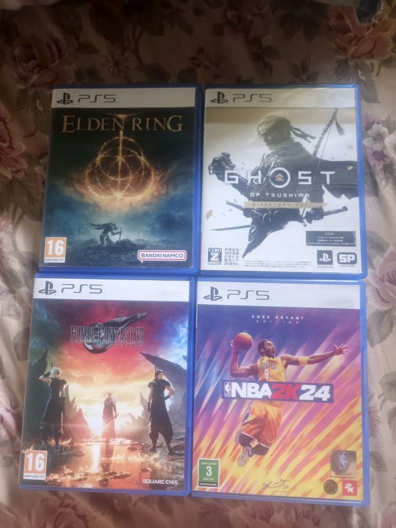 PS5 GAMES (Category: PlayStation) located in Manila. Submitted by xuuxii002200 (Listing ID 1451106095, Image 1). Description: ✅ Like new condition ✅ Complete with original case ✅ No issues, plays perfectly Open for swap (PS5 games only). Looking for fair trades only. Interested in: Ghost of Tsushima Director's Cut Spider-Man 2 Silent Hill 2 Stellar Blade Black Myth: Wukong Metaphor: ReFantazio Feel free to send your offers. 📍 J&T / LBC available