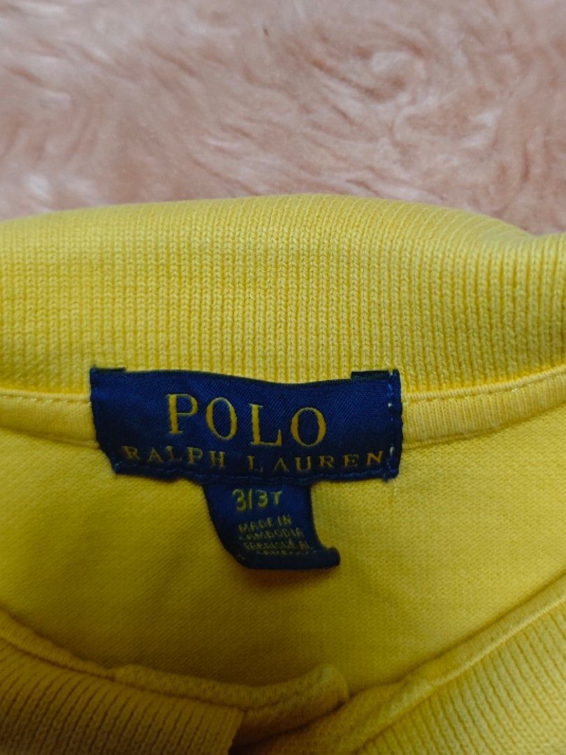 Ralph Lauren Kids Polo (Category: Babies & Kids Fashion) located in Imus. Submitted by eykc01 (Listing ID 1451053398, Image 3). Description: Excellent 3yo Minimal stain.