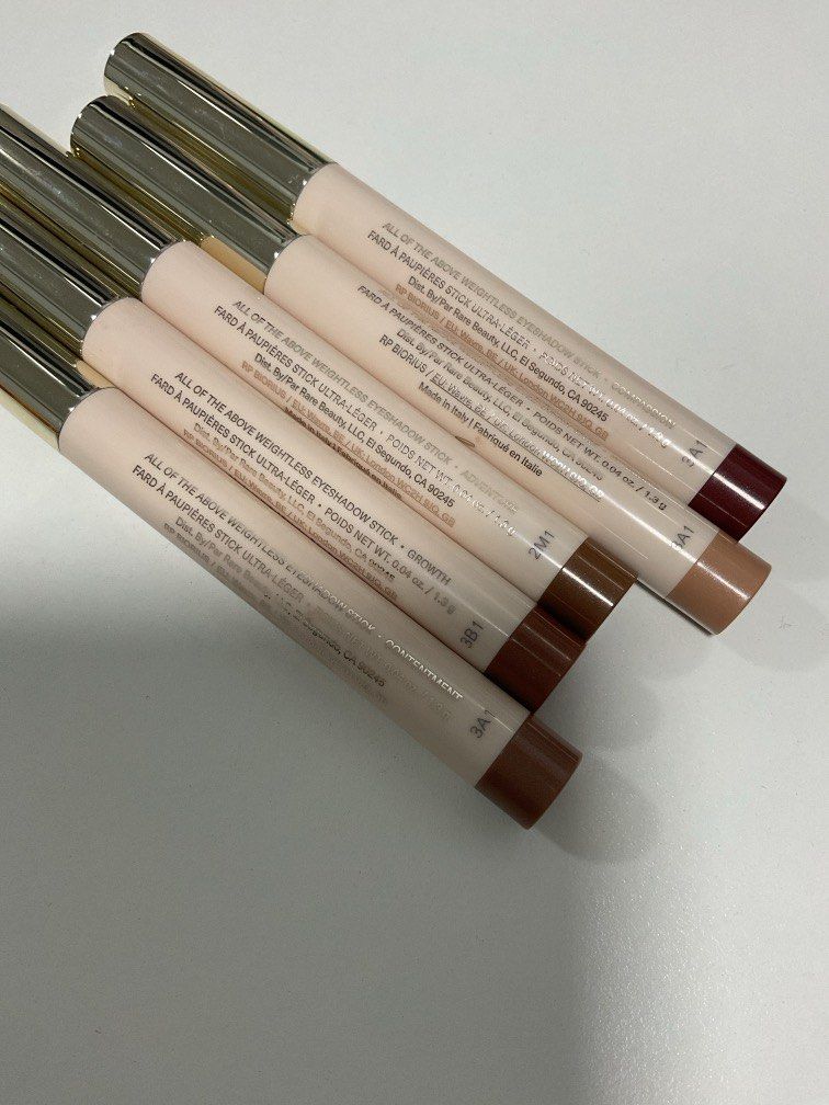 Rare Beauty Eyeshadow Stick Bundle (Category: Makeup) located in Quezon City. Submitted by lightly_loved (Listing ID 1451011128, Image 2). Description: Bundle only Shade: Contentment Compassion Integrity Adventure Growth 💄 Makeup Collection Decluttering! 💄 It’s time to downsize my makeup collection! ✨ As a makeup lover, I’ve accumulated more products than I can use, so I’m letting go of some of my favorites. Everything is from my personal colle