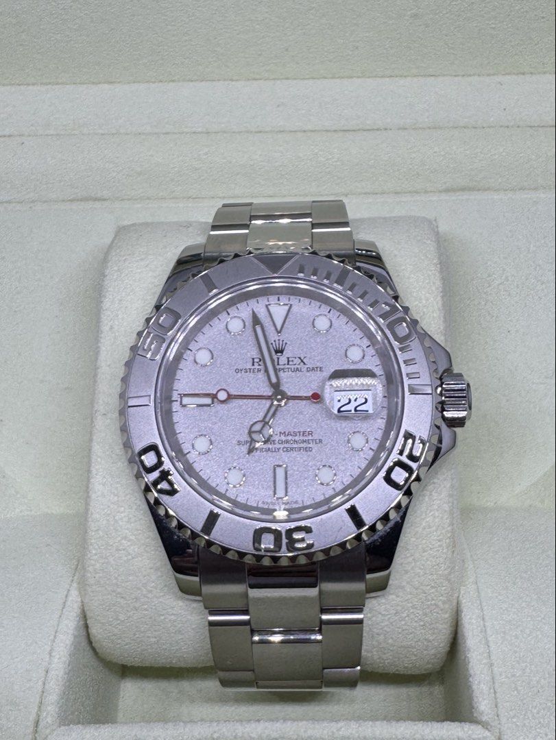 Rolex Yacht Master Platinum 40mm (Category: Luxury Watches) located in Malolos. Submitted by luxeandlately (Listing ID 1451045335, Image 3). Description: Barely used Watch only No defects.