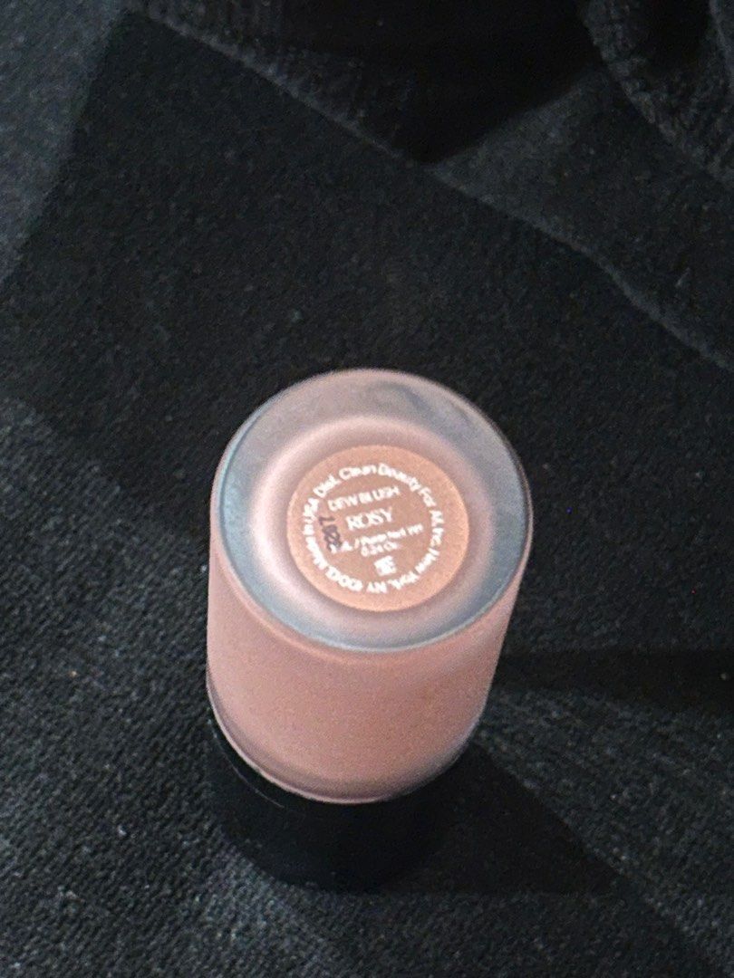 Saie Dew Mini Blush - Rosy (Category: Makeup) located in Legazpi City. Submitted by blushingho23984 (Listing ID 1451103842, Image 2). Description: - Saie Dew Blush in shade Rosy - Liquid formula - Provides a dewy, natural finish - Effortless to blend - Packaged in a small glass bottle with a black cap.