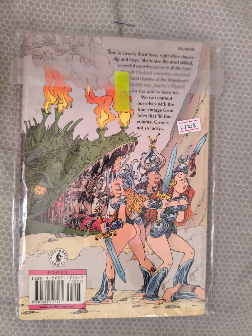 Sergio Aragones The Groo Maiden Comic Book (Category: Comics & Manga) located in Dumaguete. Submitted by richardyam16 (Listing ID 1450999453, Image 2). Description: - Sergio Aragones' The Groo Maiden comic book - Features classic Groo characters in a fun adventure - Vibrant and eye-catching cover art - A great addition for any comic collector - A must-have for fans of Sergio Aragones' work.