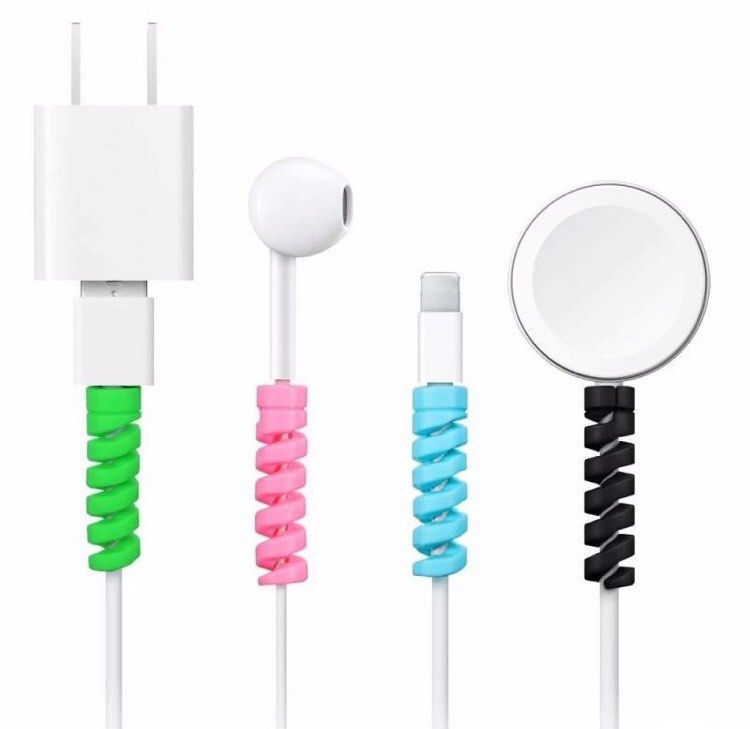 Spiral Cable Protector charger earphones 2 pcs (Category: Chargers & Cables) located in Marikina City. Submitted by theconstantdeclutterer (Listing ID 1451044262, Image 1). Description: Price is for 2 pcs P99 or 4 pcs P198 Spiral cable protector for your phone charger, laptop cord or corded earphones etc. Random Color. Get this now!.