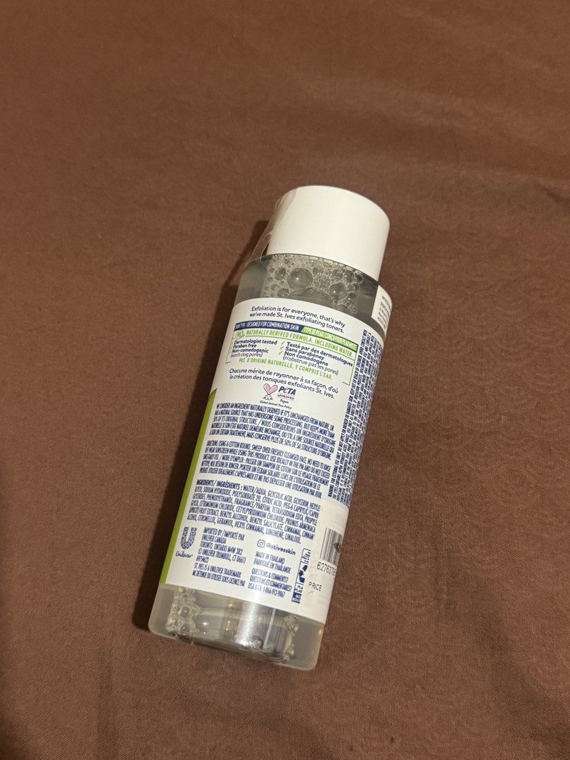 St. Ives AHA Exfoliating Toner (Category: Face Care) located in Makati City. Submitted by declutterby.jelo (Listing ID 1451098087, Image 3). Description: .