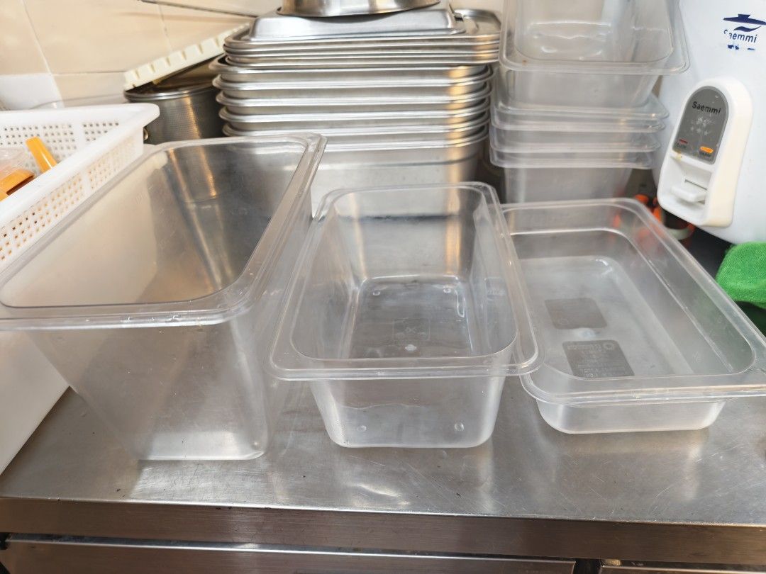 Stackable Clear Plastic Food Storage Containers515590415745044481