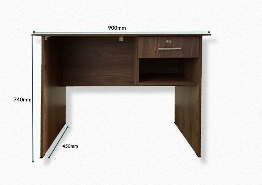 Study Desk Computer Table (Category: Tables & Sets) located in Singapore. Submitted by yoyohk_shop (Listing ID 1451013273, Image 2). Description: Study Desk Computer Table Price: S$89 Material: Solid Panel Specifications: Compact desk with storage drawer, two colour variants Sizes: Space-saving size suitable for student rooms and small home offices ## Core selling points 1. Spacious flat desktop holds laptops, monitors and various study supplies.