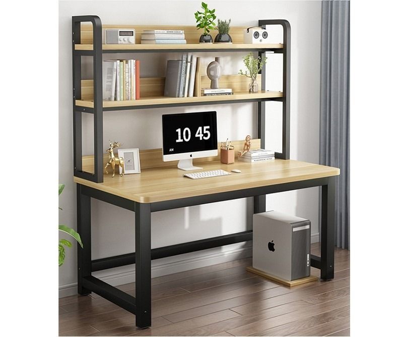 Study Table Type A84 (Category: Tables & Sets) located in Singapore. Submitted by yoyohk_shop (Listing ID 1451079289, Image 2). Description: Study Table Type A84 Price: S$329 Material: 16mm solid wood particle board, 5×5cm stainless steel legs Specifications: Arc-edge desktop, adjustable foot pads, multiple sizes and top colour selections ## Available Sizes & Styles 80×60×169cm / 100×60×169cm / 120×60×169cm / 140×60×169cm / 160×60×169cm Black leg