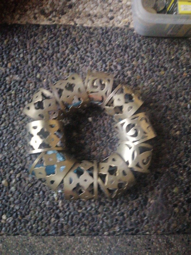Metal Napkin Holders (Category: Towels, Napkins & Holders) located in Manila. Submitted by ceroma (Listing ID 1451013227, Image 2). Description: 10 pieces available, retro 50 each, rare, with inscriptions I can hardly read, brought from the M.E. 36 yrs ago, never used, but they are older than I know,.