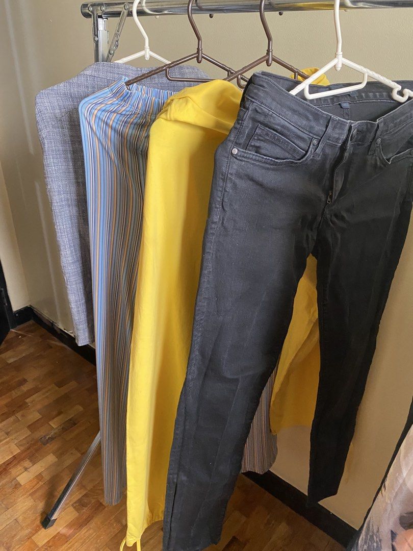 TAKE ALL! (11pcs) DECLUTTER SALE WOMENS bottoms (Category: Skirts) located in Taguig. Submitted by dds16 (Listing ID 1451003175, Image 2). Description: S-m Mixed brands branded and local 3 maxi skirts 2 black pants 4 skirts 1 cotton pants 📌 Please read before claiming: • Please don’t ask for individual photos of each item. Group photos are already posted. 😊 • Selling these at very low prices, so the prices are fixed. • All items are personal pr