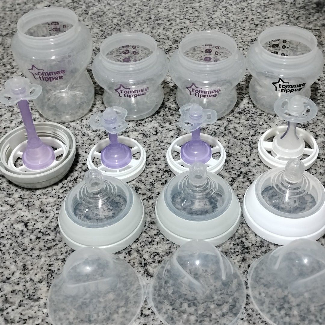 Take All 4pcs Tommee Tippee Baby Bottles Set (Category: Breastfeeding & Bottle Feeding) located in Imus. Submitted by viaysthriftshop (Listing ID 1450990943, Image 3). Description: TAKE ALL 4 PCS TOMMEE TIPPEE ADVANCED ANTI-COLIC BOTTLES ▪️Lat price posted ▪️Like New condition ▪️3 PCS - 5oz/150ml with #3 teats ▪️1 PC - 9oz/260ml - no teat ▪️From UK 🇬🇧 Thrift Box 𝗠𝗢𝗣 ▪️GCASH ▪️Sh0pee COD/SPaylater @ ₱1200 (or any Sh0pee payment method) 𝗠𝗢𝗗