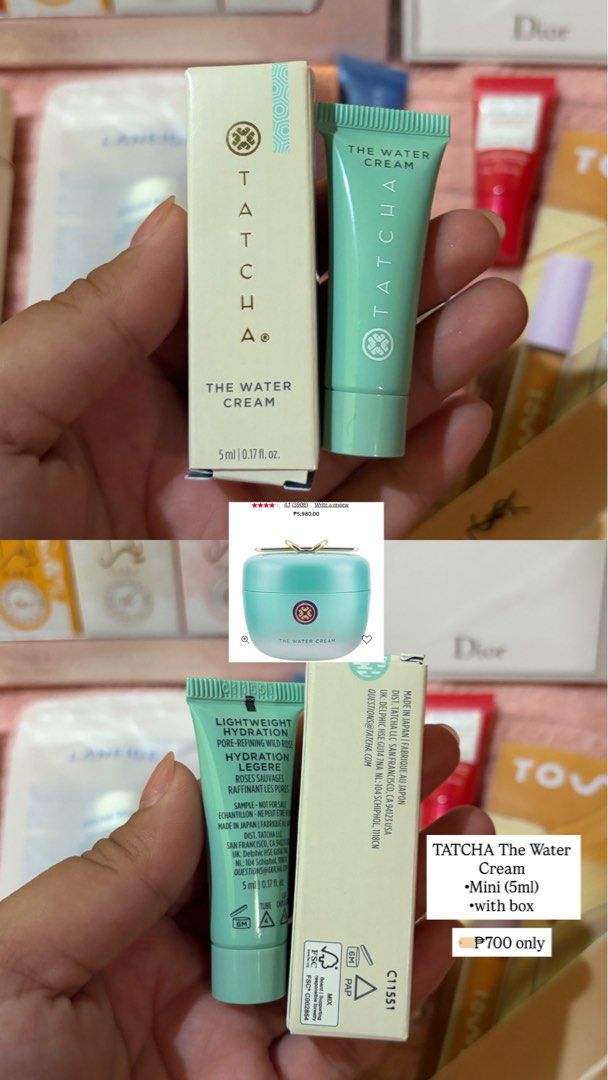 TATCHA The Water Cream (Category: Face Care) located in Bulacan. Submitted by shopwithme_23 (Listing ID 1451015489, Image 1). Description: .