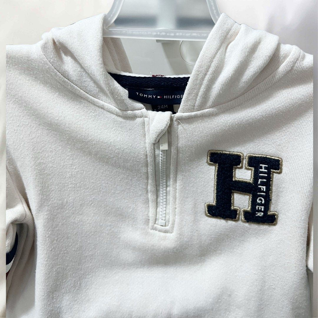Terno hoodie for 2 years old (Category: Babies & Kids Fashion) located in Caloocan City. Submitted by allaboutthings (Listing ID 1451080699, Image 3). Description: 🏷️ 24 months on tag (2 years old) 🏷️Brand: Tommy Hilfiger ⁉️Rfs: Decluttering / Outgrown 📍Location: North Caloocan/ Near Camarin Doctors Hospital 🫶ALL ITEMS ARE BRANDNEW OR PERSONAL PRE-LOVED🫶 ‼️NO RETURN‼️ ‼️NO EXCHANGE‼️.