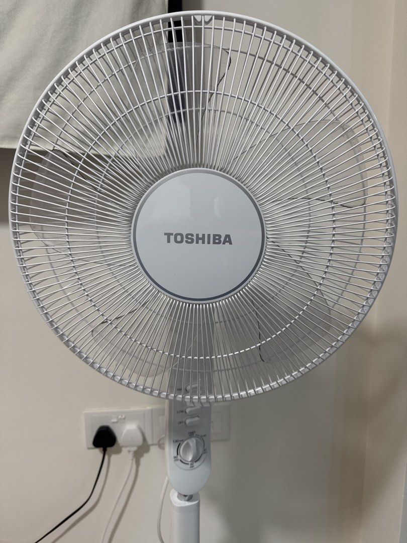Toshiba Standing Fan - White