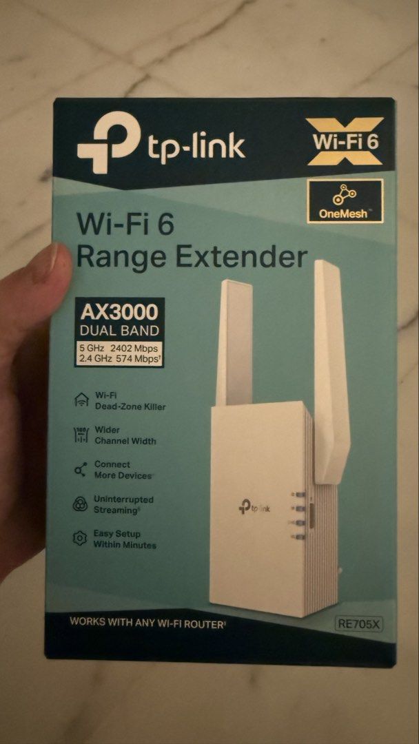 TP-Link Wi-Fi 6 Range Extender AX3000 RE705X515811748925286402