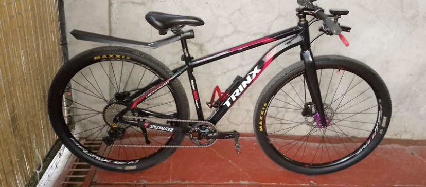 Trinx Bike - Size 29 (Category: Bicycles) located in Manila. Submitted by djustkoni.29 (Listing ID 1450985331, Image 3). Description: TRINX MAJES 100 QUEST ‎MEDUIM 29 ALLUMINIUM FRAME 6061 LIMITED EDITION ‎INTERNAL CABLING WITH MINIMAL BIKE SKIN ‎ ‎TRUVATIV SEATPOST ‎REVIVAL ZONE SADDLE ‎SAGMIT SEALED BEARING HEADSET ‎SAGMIT STEM 80MM ±20 ‎COLE BACKSWEEP HANDLE BAR ‎ ‎WEAPON BLADE RIGID FORK 27.5 ‎IXF HOLLOWTECH CRANKSET ‎DECKAS CHANNRING 36T ‎SE