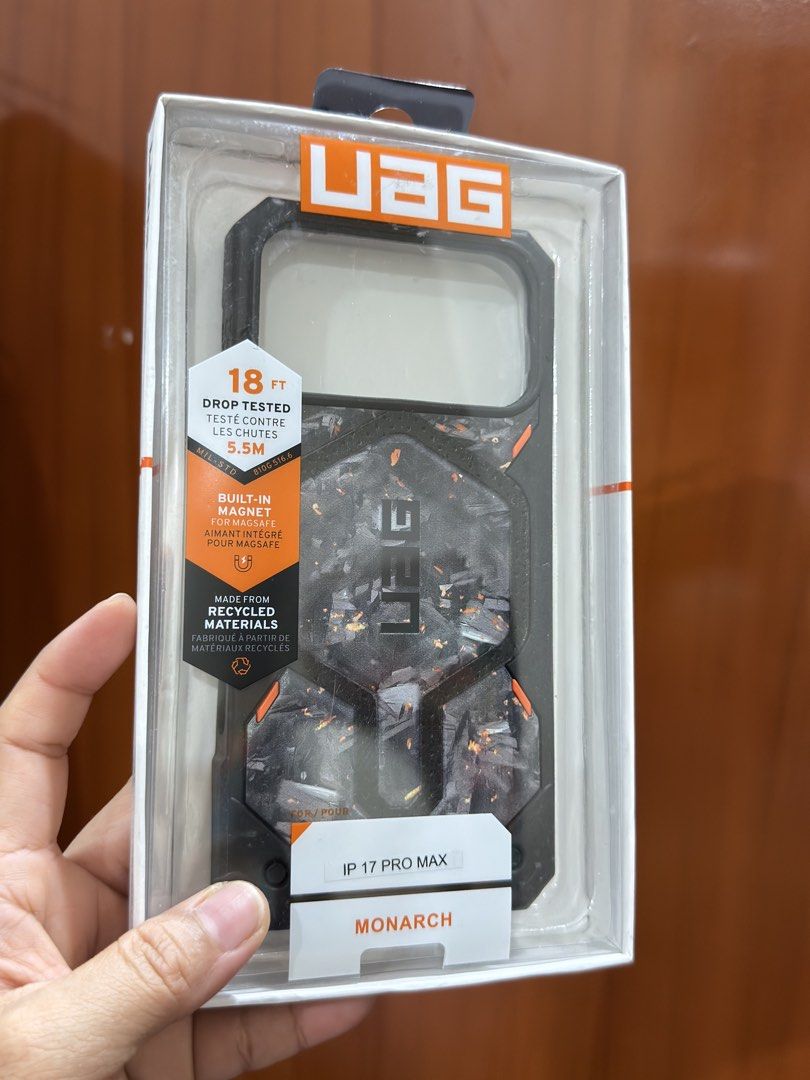 Uag Case Monarch (Category: Cases & Sleeves) located in Quezon City. Submitted by authenticshoponline (Listing ID 1451026692, Image 1). Description: For Sale UAG case for iPhone 17 Pro Max Pm me! .
