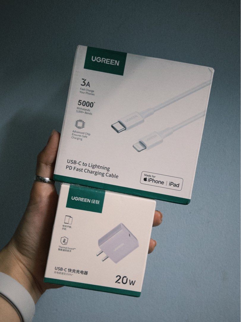 ugreen charget set for iphone (Category: Chargers & Cables) located in Caloocan City. Submitted by minuteburger (Listing ID 1451115114, Image 1). Description: .